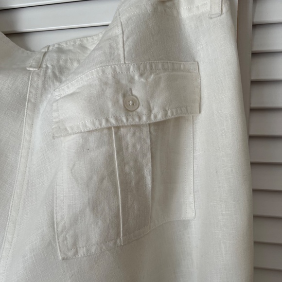 Tommy Bahama white linen pants size 12 - Picture 4 of 11